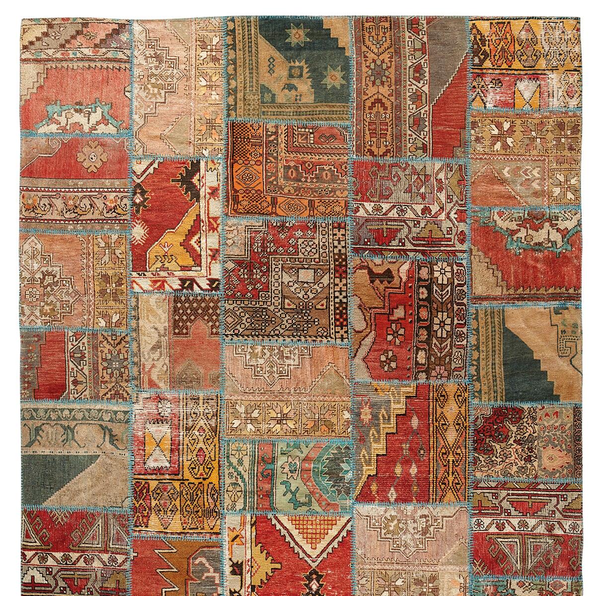 Anatolia Patchwork Hand-Knotted Rug